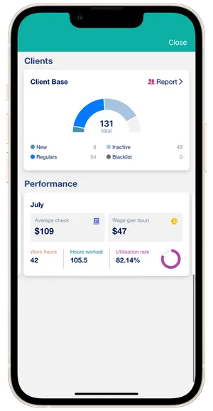 Main Reporting Screen 2
